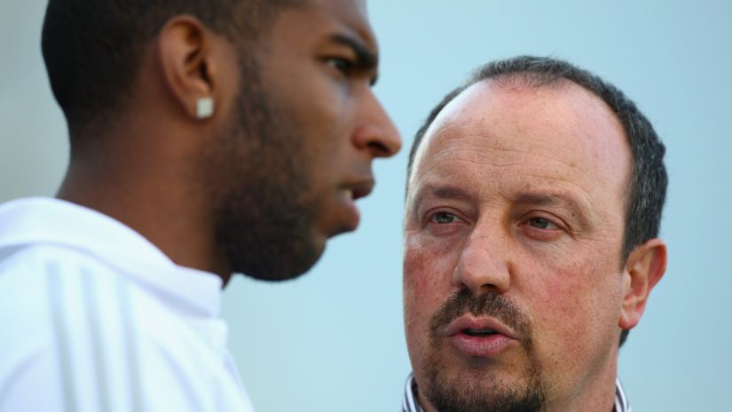 Babel and Benitez in 2007 (©Michael Steele/Getty Images)
